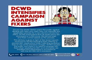DCWD intensifies campaign against fixers