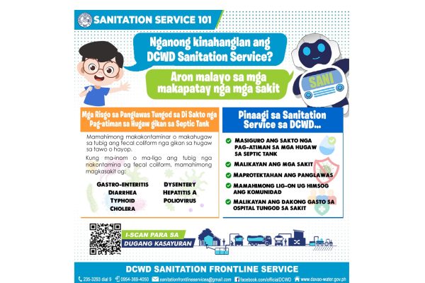 DCWD SANITATION SERVICE 101𝐍𝐠𝐚𝐧𝐨𝐧𝐠 𝐤𝐢𝐧𝐚𝐡𝐚𝐧𝐠𝐥𝐚𝐧 𝐚𝐧𝐠 𝐃𝐂𝐖𝐃 𝐒𝐚𝐧𝐢𝐭𝐚𝐭𝐢𝐨𝐧 𝐒𝐞𝐫𝐯𝐢𝐜𝐞?